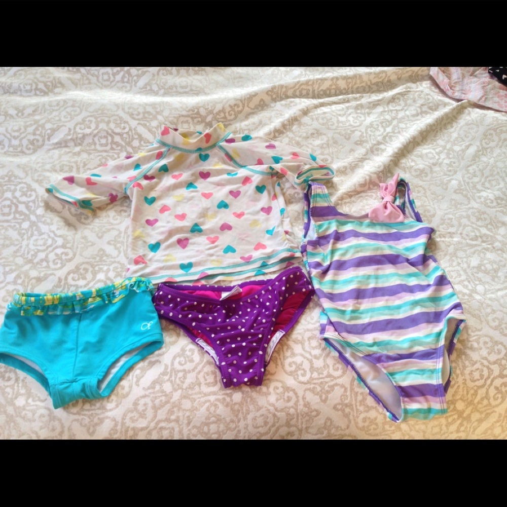 Toddler bathing suit lot